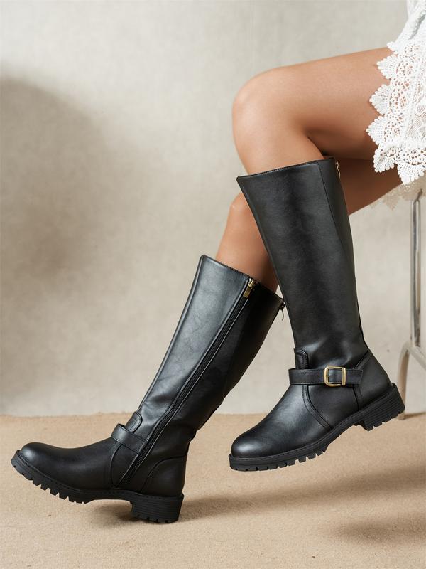 Rosavie – Roomy Calf-Length Booties