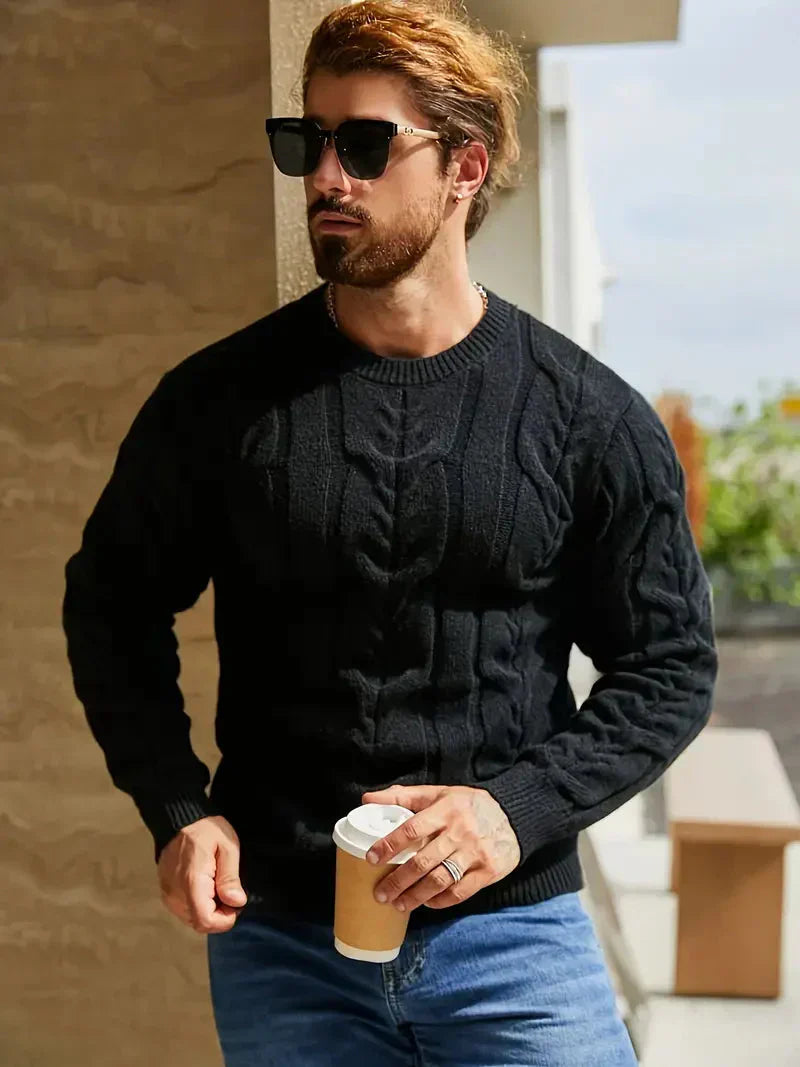 Brit & Boho™️ | Graphica Geo Knit Sweater