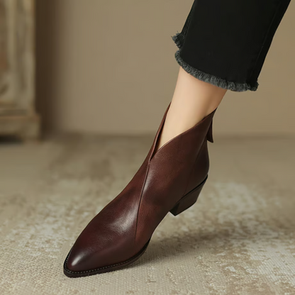 Celeste™ - Luxury Low-Heel Ankle Boots