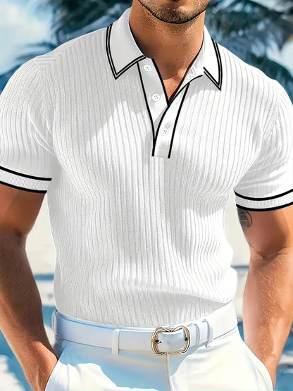 Emilio™ - Men's Custom Ribbed Polo