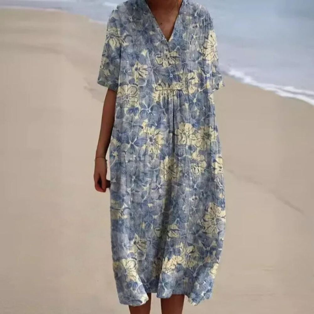 Miles™ - Women's Colorful Floral Dress