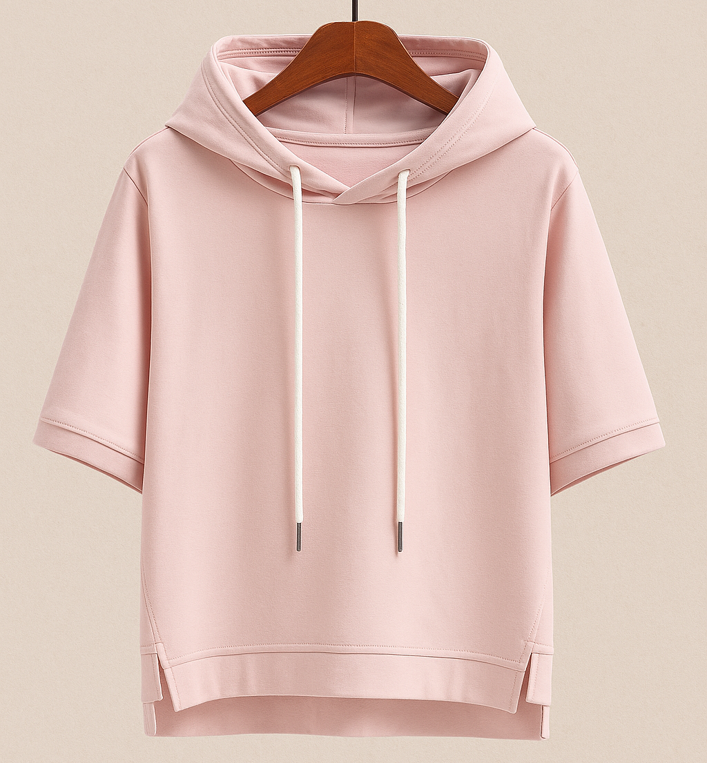 Ashley™ - Short Sleeve Hooded Pullover