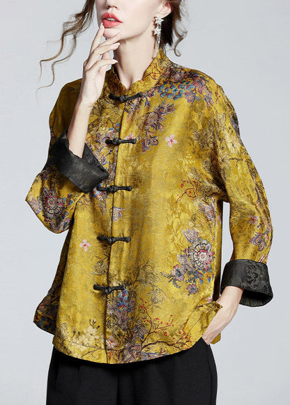 Mei™ - Chinese-Style Stand Collar Coat
