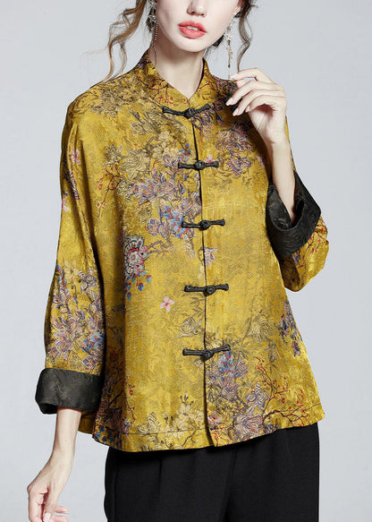 Mei™ - Chinese-Style Stand Collar Coat