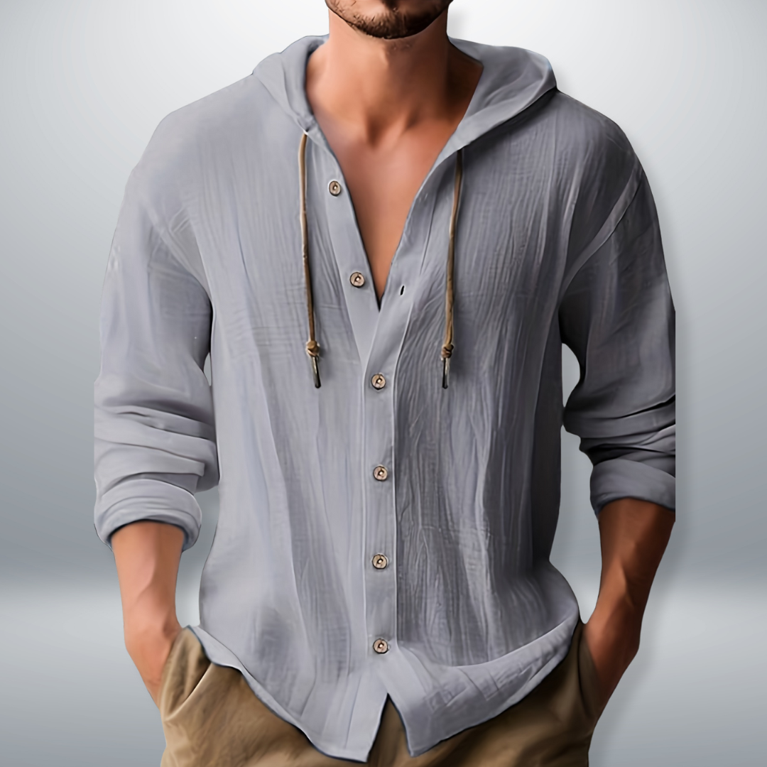 Kevin™ - Casual Hooded Shirt