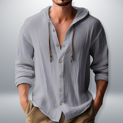 Kevin™ - Casual Hooded Shirt
