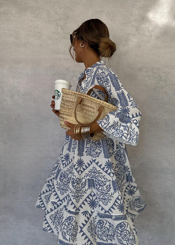 Evie™ – Trendy V-Neck Mini Dress