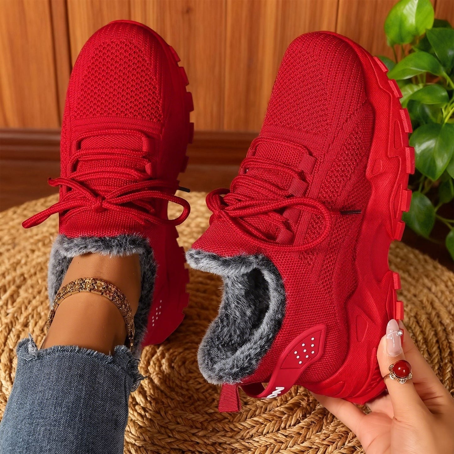 Alina™ - Casual Lightweight Fleece Sneakers