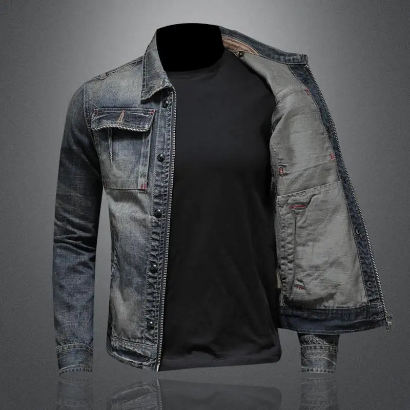 Francesco - Vintage-Inspired Denim Jacket