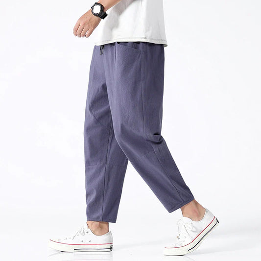 Kyoto™ - Linen Cropped Pants