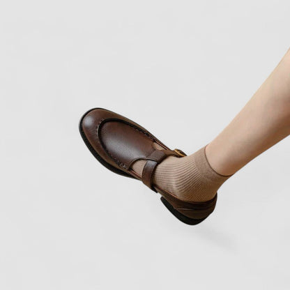 Zhelynne | Orthopaedic Square-Toe Mary Jane Shoes