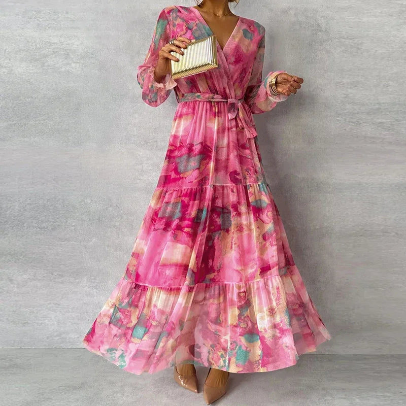 Grace™ - Elegant Floral Handmade Dress