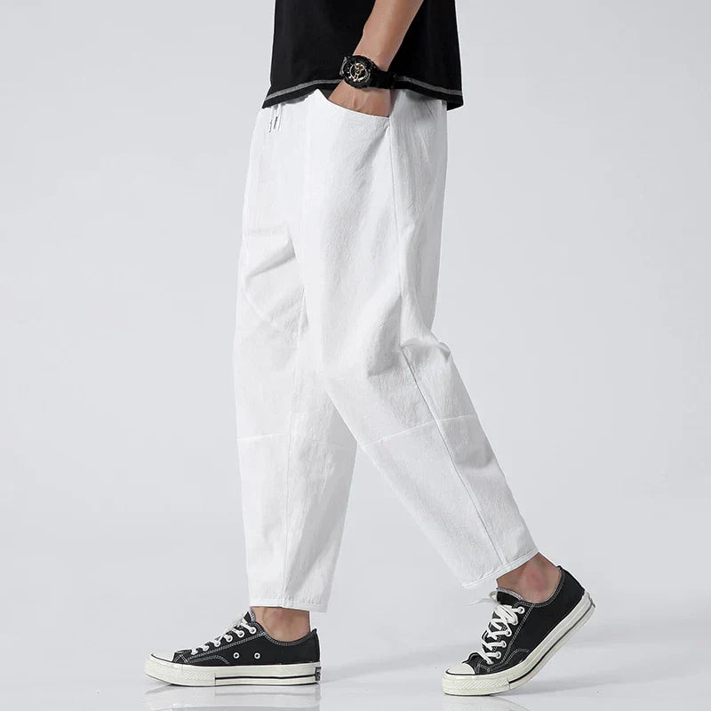 Kyoto™ - Linen Cropped Pants