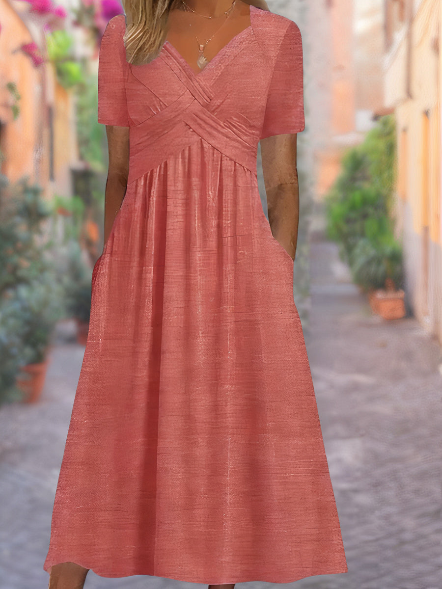 Ceola™ - Elegant Dress with Tummy Coverage