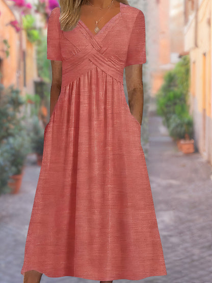 Ceola™ - Elegant Dress with Tummy Coverage