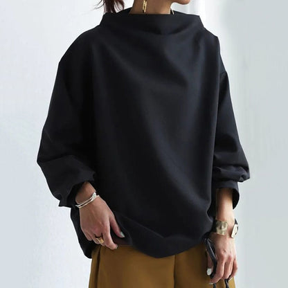 Elly™ - High-Neck Soft Knit Top