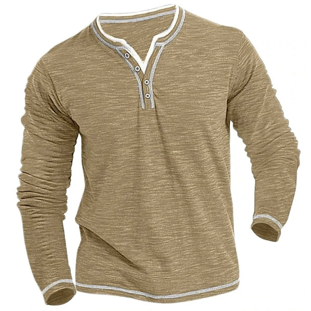 Denis™ - Comfortable V-Neck Long Sleeve