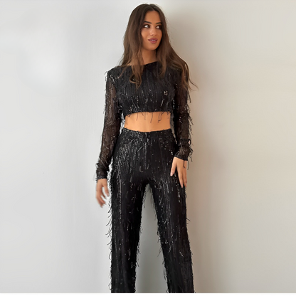 Coraline - Glamorous Sequin Crop