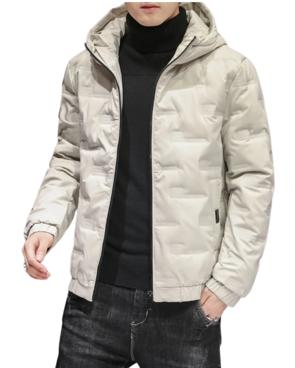 Elegant Men's Puffer Jacket