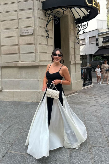 Eliana | Paneled Maxi Dress