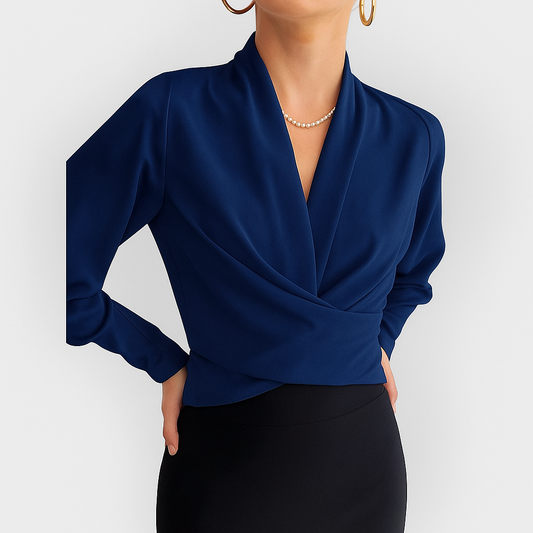 Aria™ - Elegant Puff Sleeved Blouse