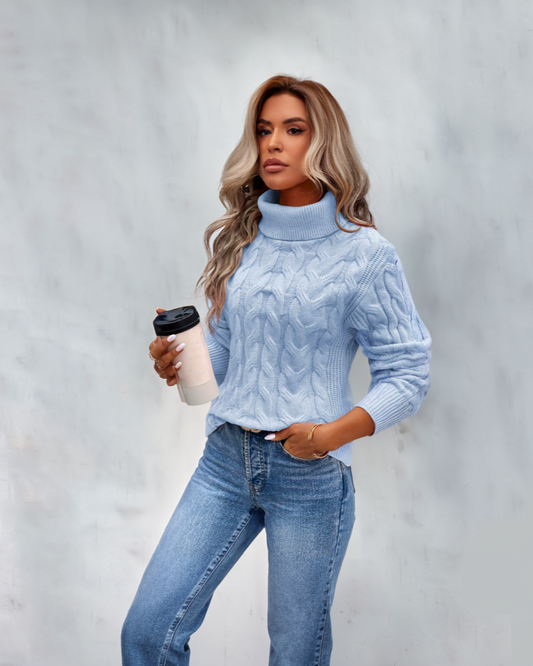 Bella - Warmer Knitted Roll Neck Sweater