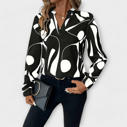 Celine™ - Elegant Blouse With Design