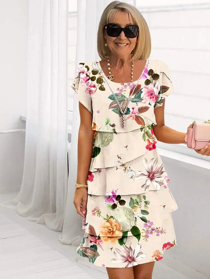 Emily™ – Elegant Maxi Dress with Flowers