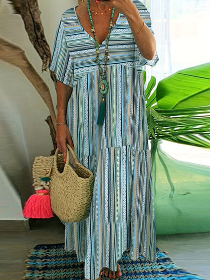 Vida™ - Casual Plus Size Maxi Dress