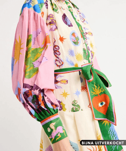 Dorthe™ | Elegant Italian Maxi Dress