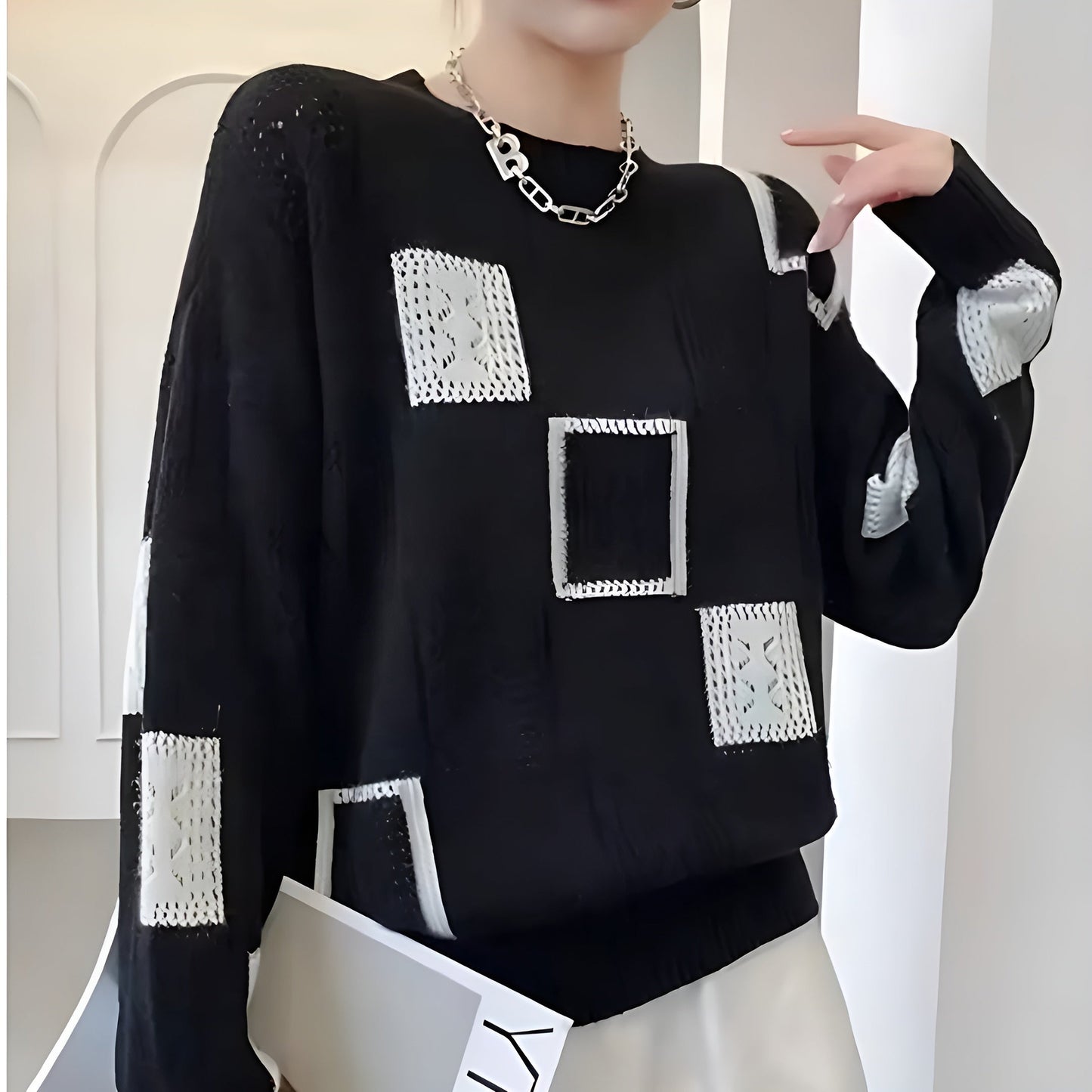 Alida™ – Elegant Knitted Sweatshirt