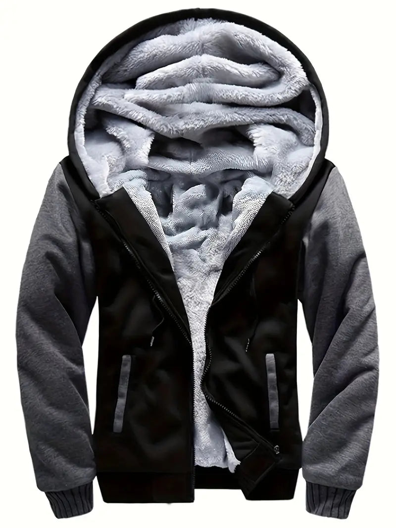 Noah - Cozy Hooded Fleece Jacket for Men