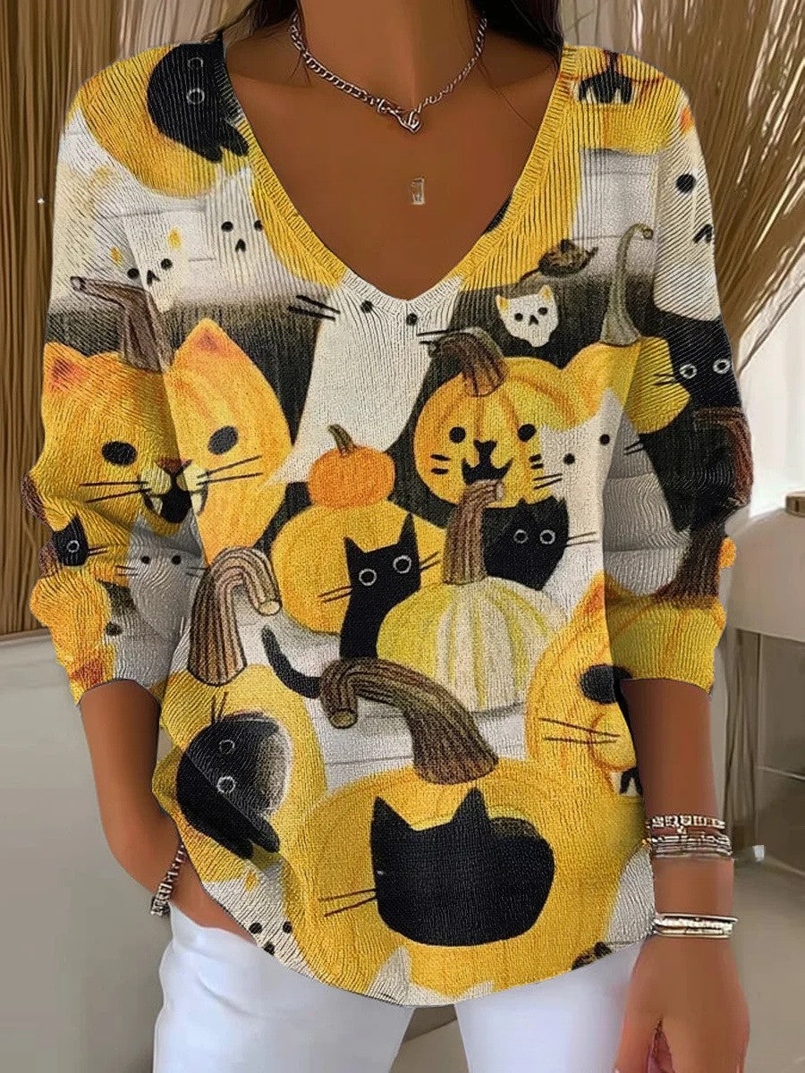 Beatrice – Pullover with V-Neck