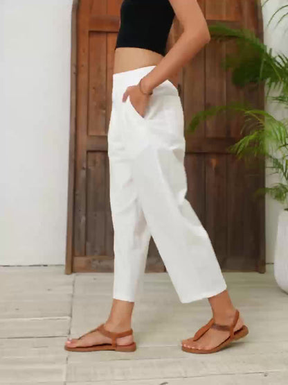 Rachel™ - Comfy Elastic Waist Capris