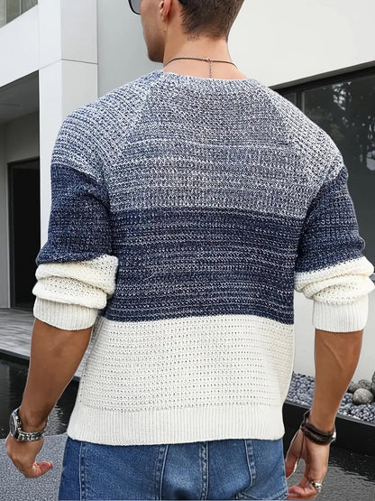 Brit & Boho™️ | The Orion Geometric Knit Sweater