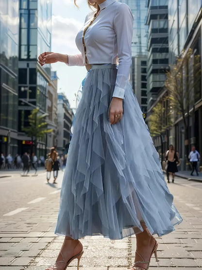 Cecil™ - Stylish Mesh Layered Tutu Skirt