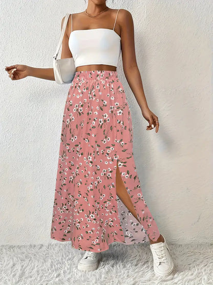 Paige™ - Floral Print Maxi Skirt