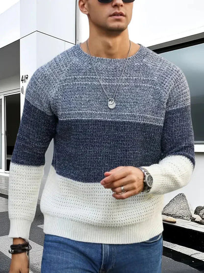 Brit & Boho™️ | The Orion Geometric Knit Sweater