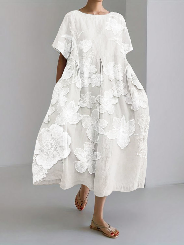 Cirelle™ - Elegant Floral Print Dress