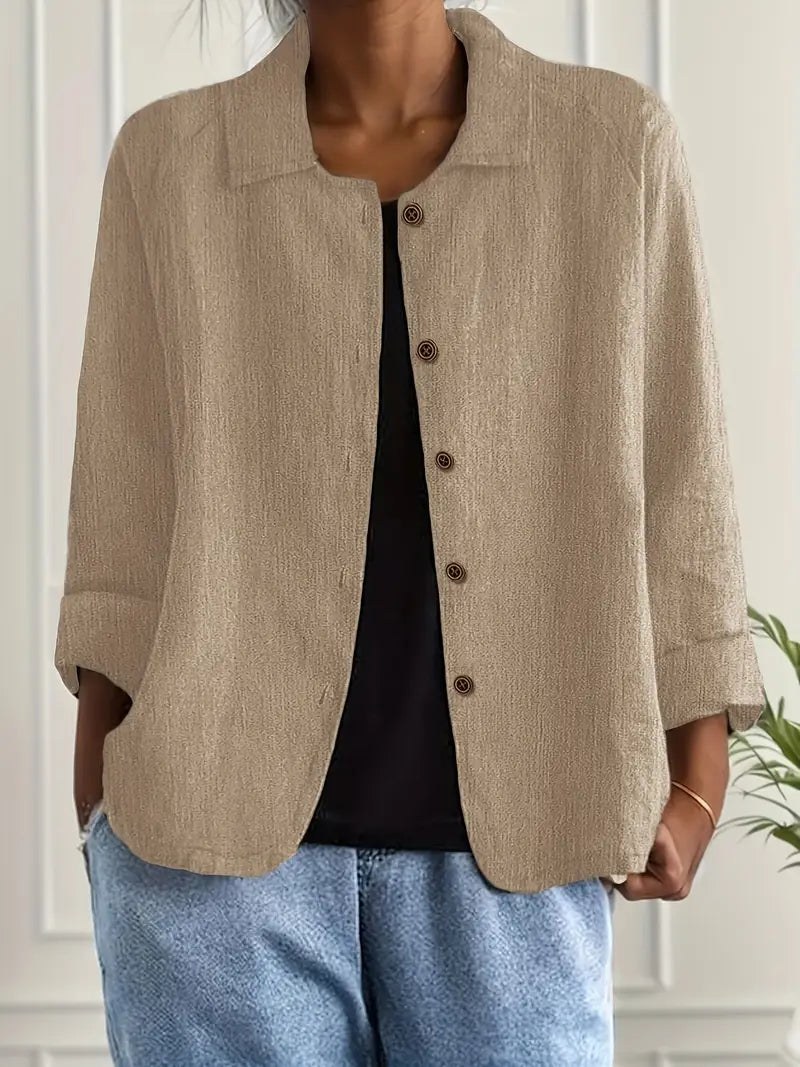 Marilla™ – Classic Light Shirt Cardigan