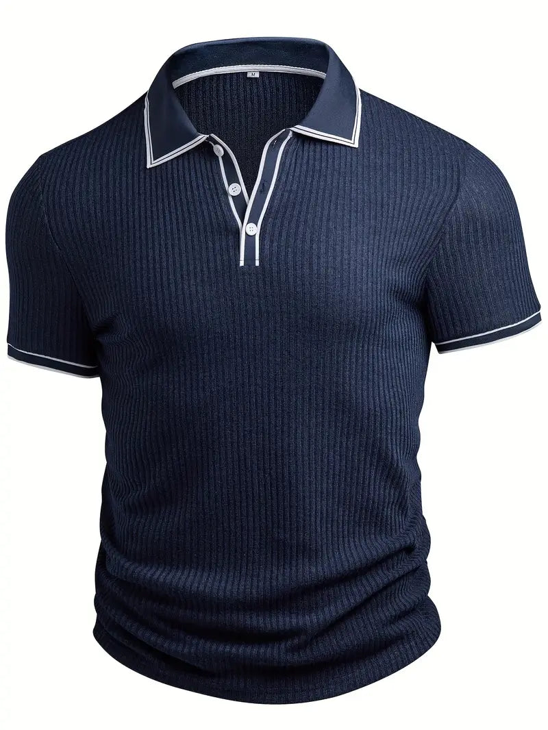 Emilio™ - Men's Custom Ribbed Polo