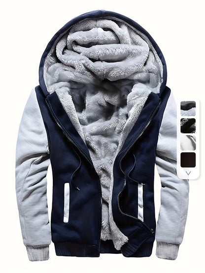 Noah - Cozy Hooded Fleece Jacket for Men