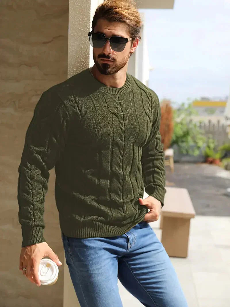 Brit & Boho™️ | Graphica Geo Knit Sweater