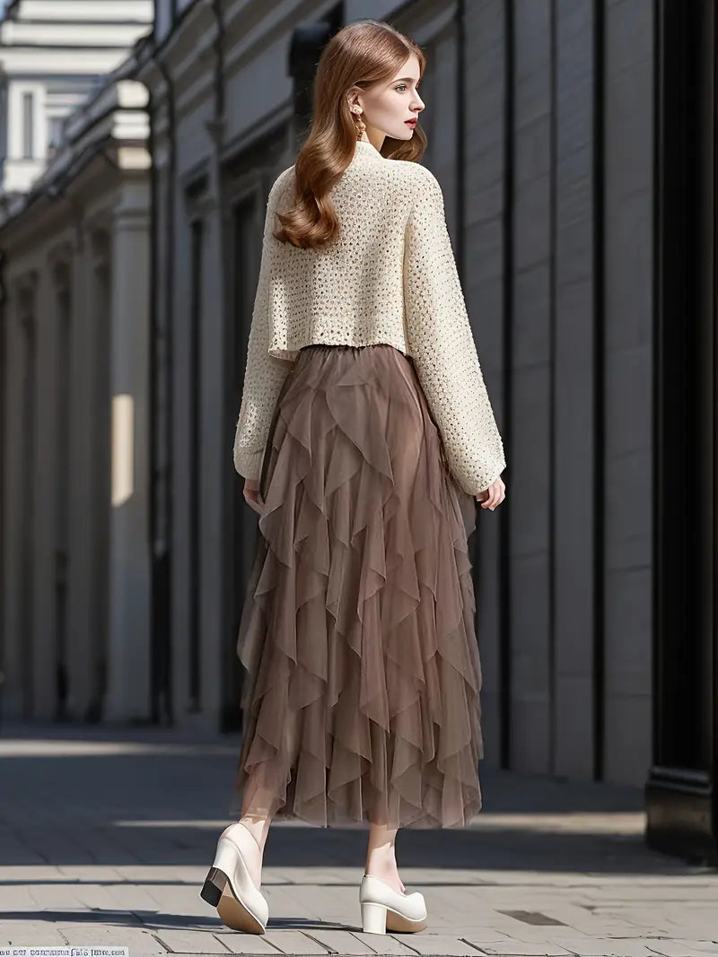 Cecil™ - Stylish Mesh Layered Tutu Skirt