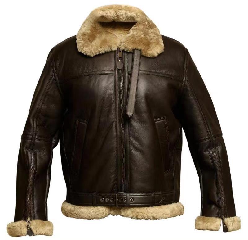 Enzo™ - Genuine Sheepskin Leather Jacket