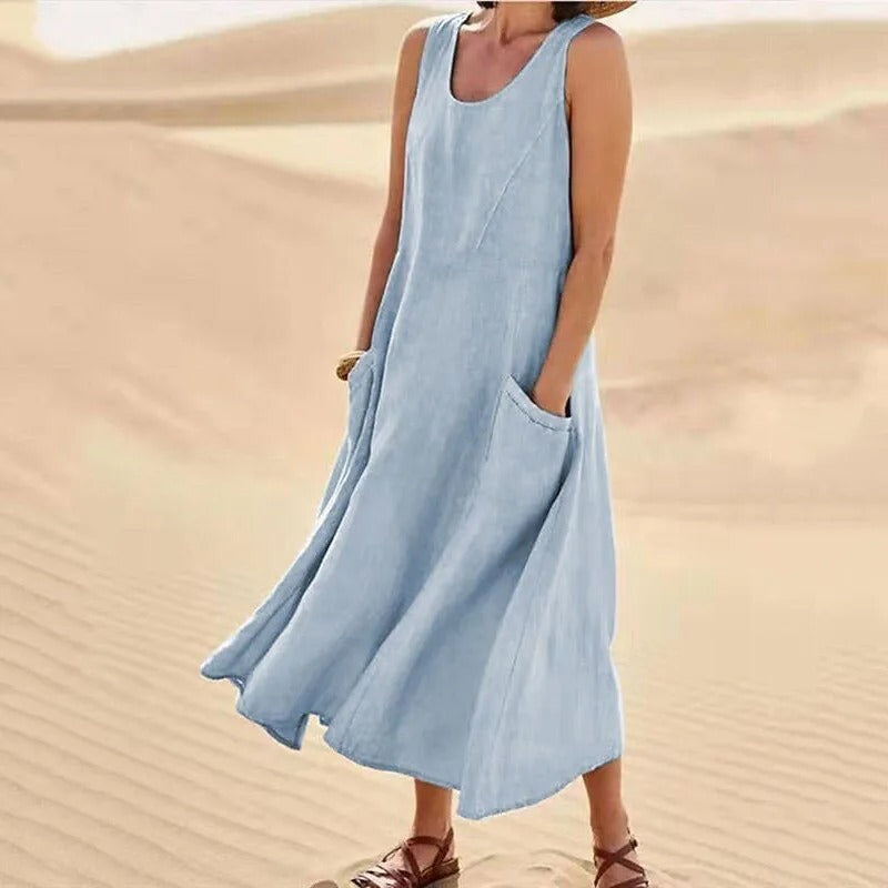 Tina™ - Summer Linen Dress