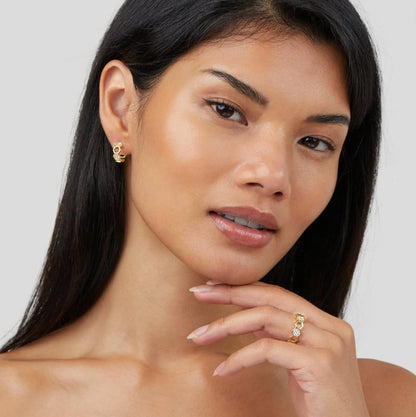 Cinthia - Gold and Crystal Ring