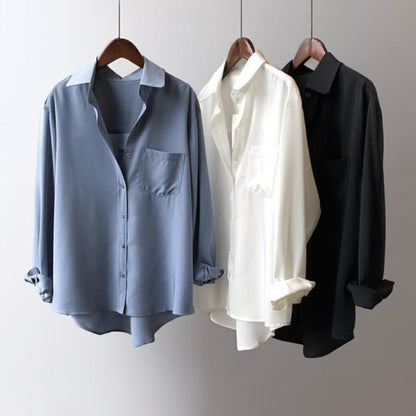 Ellie™ - Elegant Silk Blouse