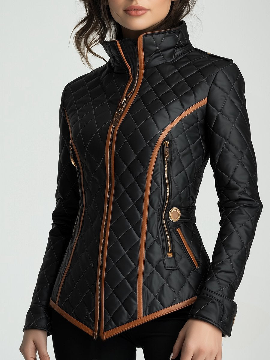 Lily™ - Diamond Quilted, Padded Jacket