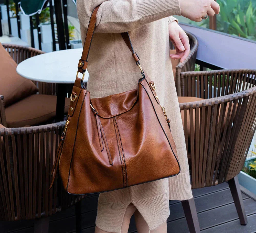 Leather Hobo Bag